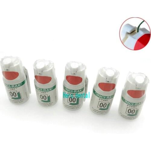 5X Dental Gingival Retraction Cord Size 00 Packing Short 182