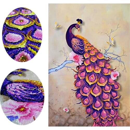 5D DIY,Special Shaped,Diamond Painting,Diamond Embroidery,Animal,Peacock,Full Cross Stitch,Mosaic,Decoration, Crafts,Christmas
