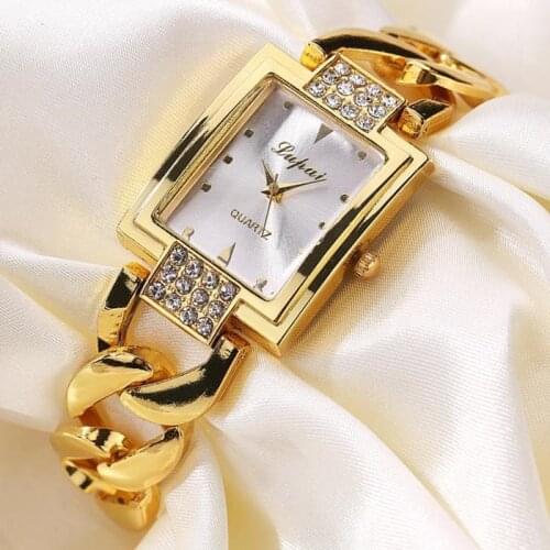 Ladies Watches 2020 Wrist Guaranteed Women Crystal Diamond Watches Luxury Gold Watch Stainless Steel Womens Watch Clock Women