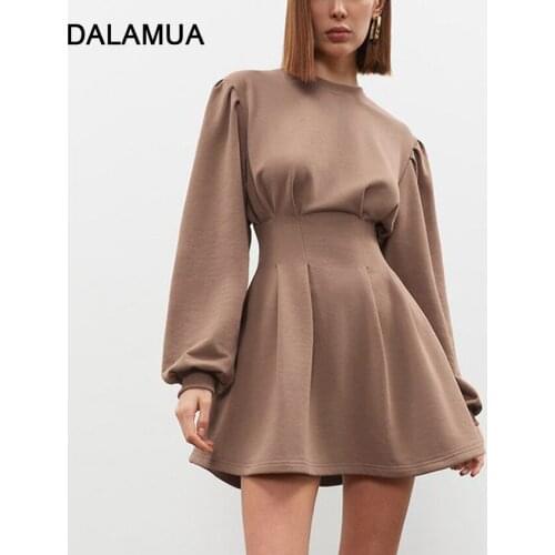 DALAMUA Fashionable Knitted Dresses