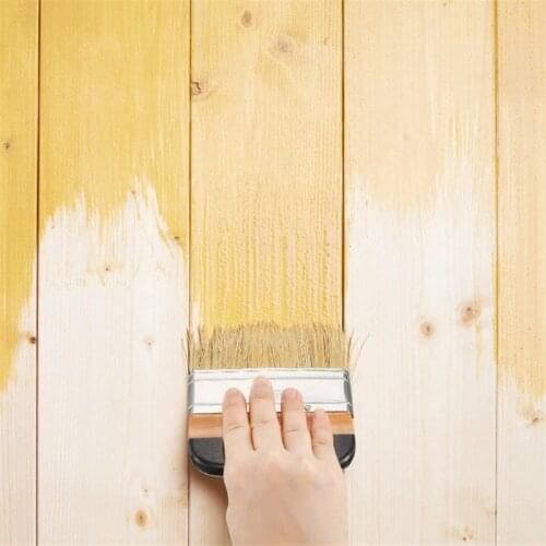 3 Pieces Chalk Wax Paint For Wood Furniture Home Decor Brushes Bristle Stencil Flat Pointed And Round Chalked Paint Brushes