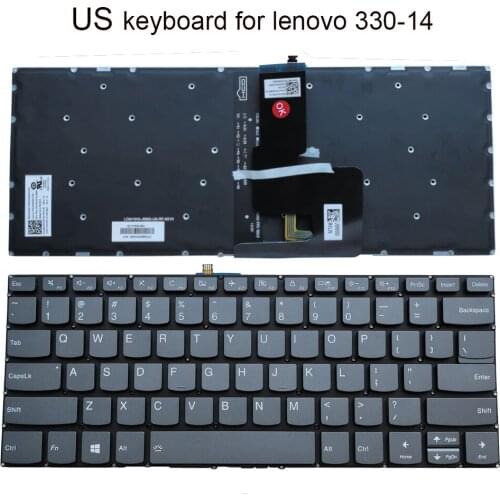 US English laptop backlit Keyboard for Lenovo Ideapad 330-14 330-14IKB 330-14AST 330-14IGM notebook computer qwerty keyboards