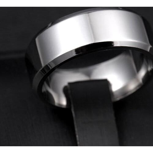 4mm 6mm 8mm Bright and Dull Polish Titanium Ring For Men and Women Couple Ring Personalized Ring Customize Ring Engraved Ring