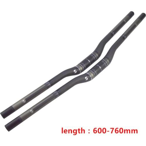 3k matte handlebar carbon mtb bike handlebar Full Carbon MTB/Mountain Bike Handlebars riser Handle bar Bike Part 31.8*740/760
