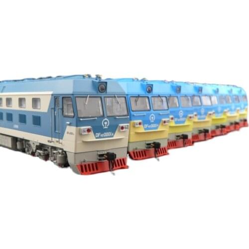 1/87 Train Model DF4E Double Diesel Locomotive Railway Train Model Plastic Toy