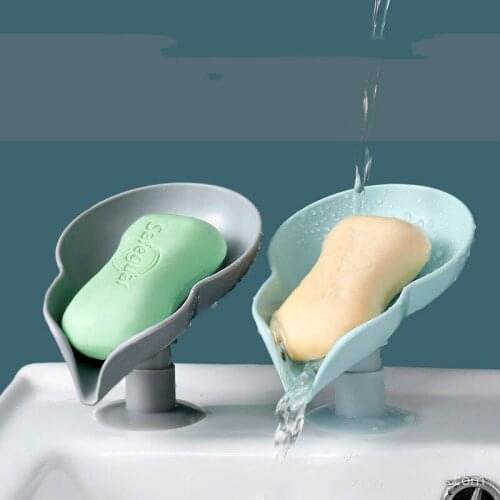 Cartoon Shape Soap Box with Cover Draining Practical Easy Clean Soap Dish Bathroom Candy Colors Soaps Dish Box