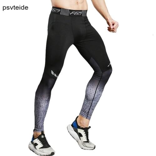 Mens Bodyboulding leggings Pantalones Compression Pants running tights man Sports slim trousers mens training tights gym active