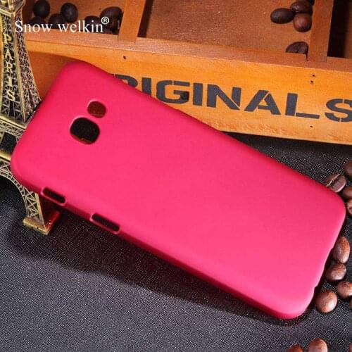 Snow Welkin New Luxury Rubberized Matte Plastic Hard Case Cover For Samsung Galaxy A3 2017 A320F A320 4.7 inch Back Phone Cases