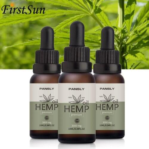 Organic Hemp Seed Oil Aromatherapy Essential Oil Natural Anti Inflammatory Body Skin Care Massage Spa Pain Relief Anti Anxiety