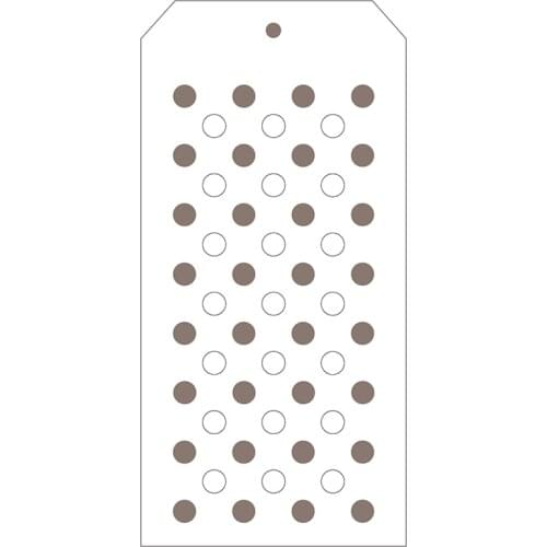 2021 New Label Tag Plastic Stencil For DIY Craft Making Round Pattern Card Paper Scrapbooking No Metal Cutting Dies and Stamps