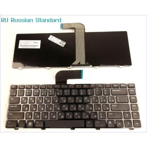 Russian RU Version Keyboard For Dell Inspiron 14R 14RD N4110 N4110D M411R M521R 15 3520 Laptop