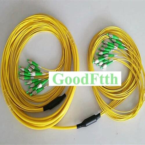 Fiber Patch Cord Jumper Trunk FC-FC APC FC/APC-FC/APC SM 12 Cores Breakout 2.0mm GoodFtth 100-500m