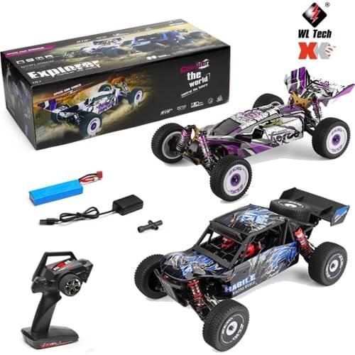 Wltoys 124019 124018 RC Car RTR 1/12 2.4G 4WD 60km/h High Speed Metal 550 Brushed Motor Off-Road Climbing Truck Vehicles Model