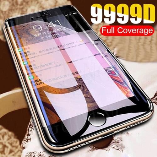 Full Cover Protective Glass on the For iPhone 7 8 6 6s Plus Tempered Screen Protector For iPhone 11 Pro X XR XS Max 7 SE 2 Glass