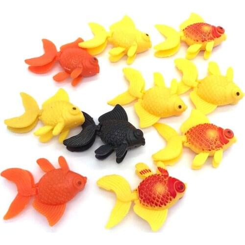 10pcs/lot Artificial Fish Small Tropical Fish Simulation Vivid Landscape Plastic Fake Fish Floating Aquarium Ornament Decoration