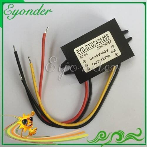 15v 16v 18v 19v 20v 25v 28v 29v 30v 32v 35v 36v 40v 24v dc to dc buck power supply 12v 3a 36w step down converter module for car