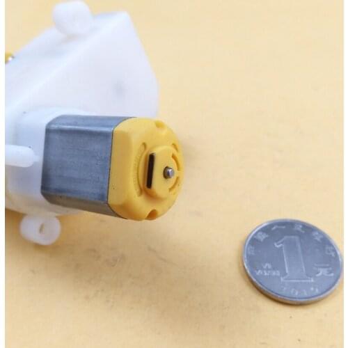 2PCS DC3-6V Carbon Brush 180 Gear Motor Robot accessories For DIY Production