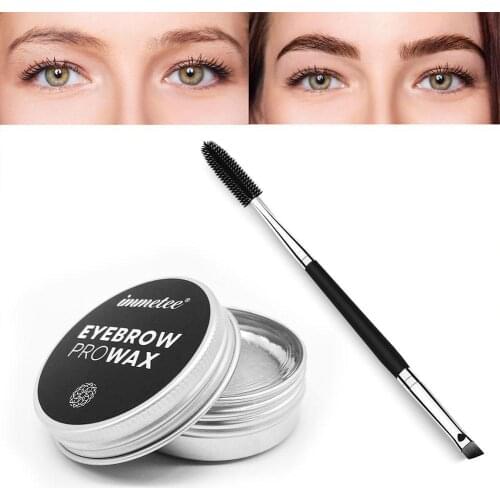 3D Feathery Eyebrow Styling Gel Brows Wax Sculpt Soap Waterproof Long-Lasting Wild Brow Styling Easy To Wear Makeup Eyebrow