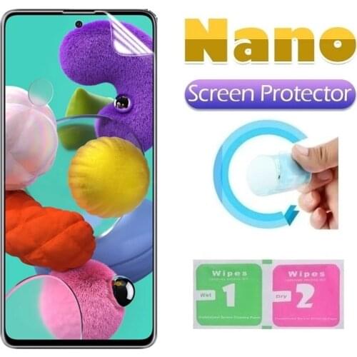 5PCS Explosion-Proof Nano Protective Film for Samsung Galaxy A50 A40 A30 A20 A10 A70 A21 A51 A71 A41 Screen Protector Foil Film