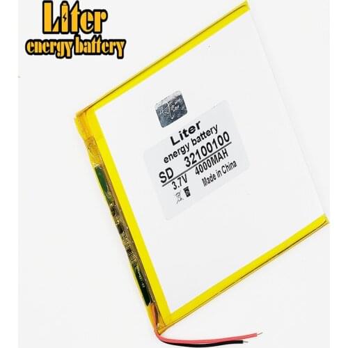 Tablet pc 7 inch MP3 MP4 [32100100] 3.2mm*100mm*100mm 3.7V 4000mah (polymer lithium ion battery) Li-ion battery