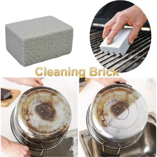 New BBQ Cleaner Barbecue Grill Cleaning Brick Non Slip Odorless BBQ Cleaning Stone Stains Cleaner for Grill Mesh BBQ Accessories