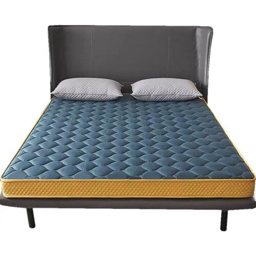 Natural sponge latex mixed filling 9CM Mattress Warm carbon fiber fabric comfortable Tatami Twin King Queen Size Student mat