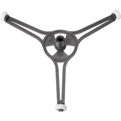 Mayitr Microwave Oven Roller Support Guide Ring Glass Turntable Support Stand Flat Plate Holder With Triple Arm For Cooking Tool