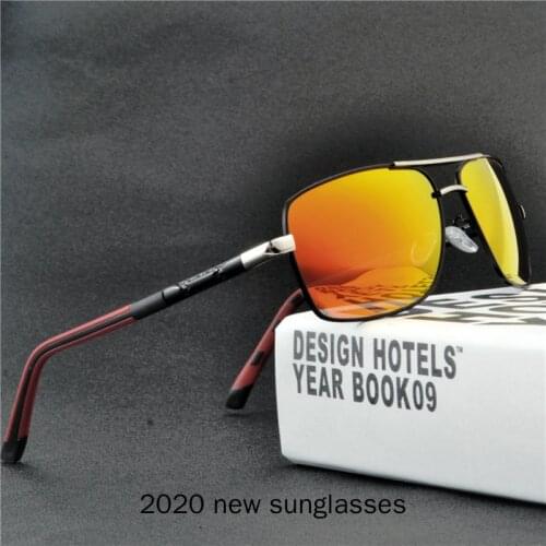 MINCL/ 2020 Brand Polarized Sunglasses For Men Brand Male Fashion Square Driving Eyewear Sun Glasses UV400 NX