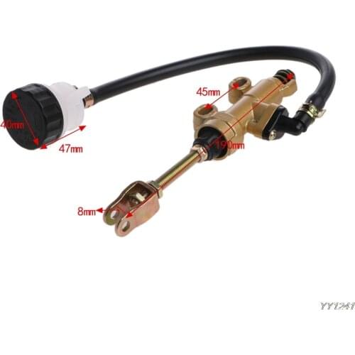 Motorcycle Hydraulic pump Quad Dirt Bike Pit Rear Foot Brake Master Cylinder With Reservoir ATV Motorbike Brakes
