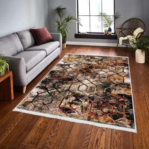 MS293 Decorative Carpet Non-Slip Base Rug Fabric Kitchen Livingroom Accessory Modern Original bedroom decor living room home