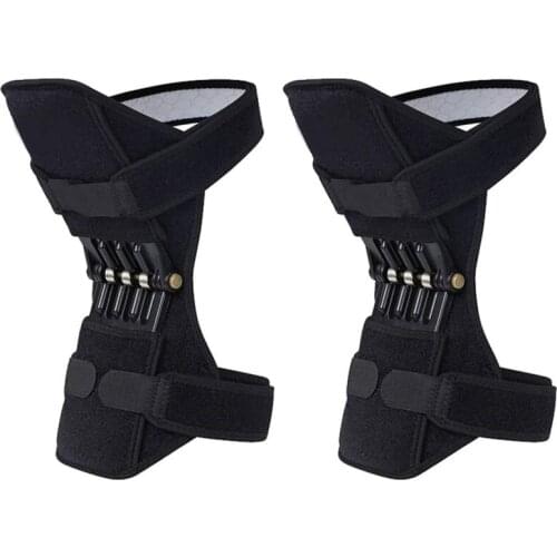 Padded Knee Pads For Weightlifting, Non-slip And Strong Knee Pads, Strength-enhanced Spring + 4 Springs