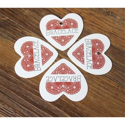 Wholesale Custom Silk Screen Printed Brand Name Logo white card Paper Swing Tag with Cotton String