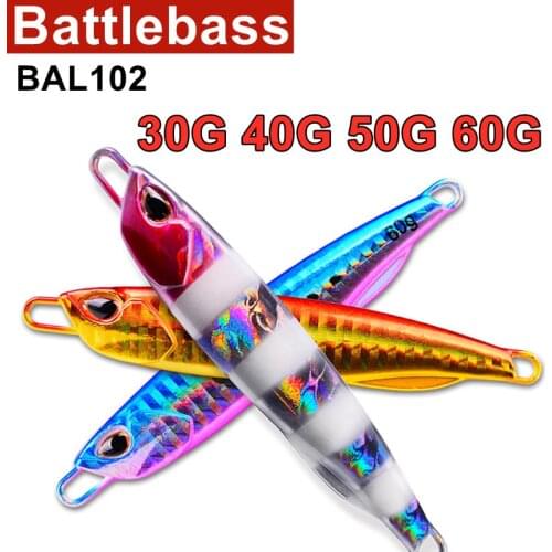 1pcs Metal Flat Fall Slow Jigging Fishing Lures 30G-40G-50G-60G Casting Lure Deep Sea Jig Fishing Tackle NO Hook