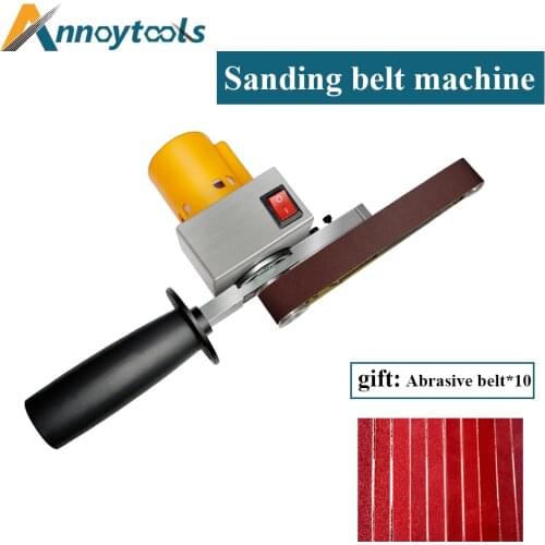 DIY Sanding Belt Machine Handheld 12V-24V for Bodhi Stainless Steel Polishing Machine Woodworking Sander Belt Machine Accesories