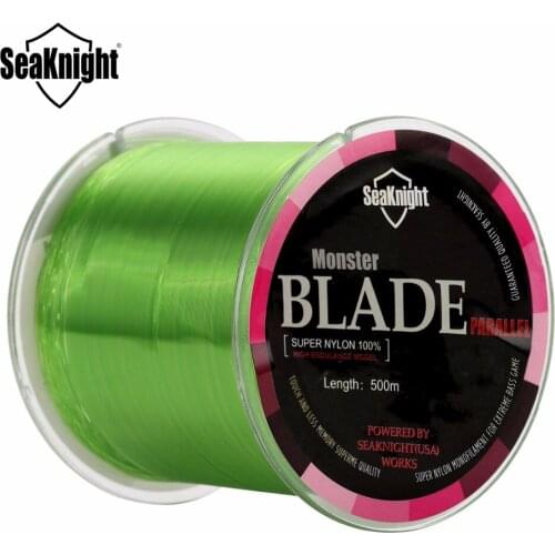 SeaKnight Brand Blade Series 500m Nylon Fishing Line Monofilament Japan Material 2-35LB 5 Colors Mono Nylon Line