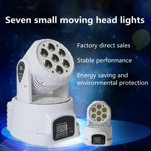 LED led wash mini moving head light 7x12w rgbw 4in1 led Xmas Christmas advanced DMX 9/14 channels dj band lights