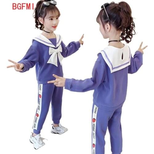 Spring Tracksuit for Toddler Girl Autumn Children Cotton Long Sleeve School Uniform Outfits Sports Set Clothes for Girls