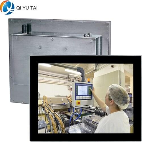 Fanless embedded 15" touch screen industrial panel PC with full IP66 IP69K