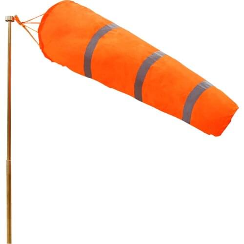 Anley 30 Inch Windsock - Rip-Stop Polyester Wind Direction Measurement Sock Bag with Reflective Belt
