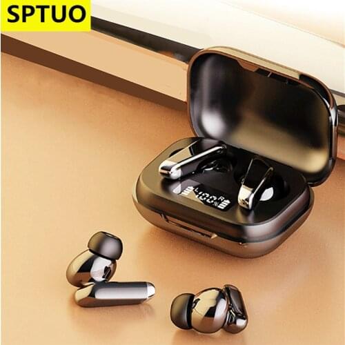 Headphone bluetooth noise cancelling TWS Wireless Earphones HD Stereo Earbuds for phone