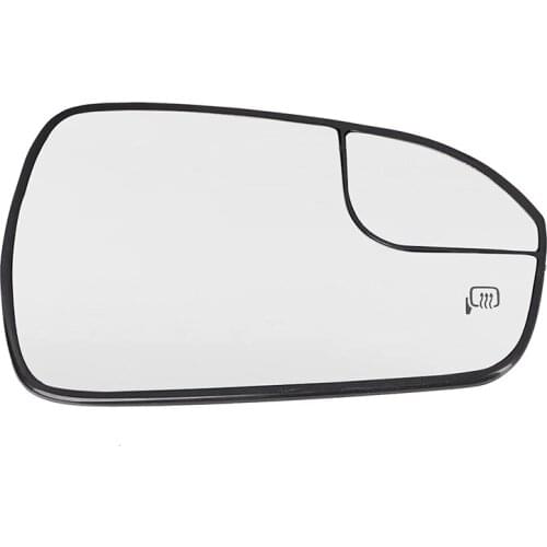 Rearview Side Door Mirror Glass Power Heated for 2013-2020 Ford Fusion W/Rear Holder