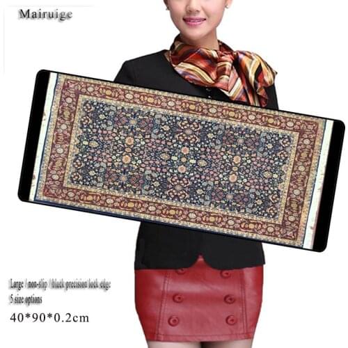 Mairuige Persian carpet XL Speed/Contro Large Gaming Mouse Pad Locking Edge Mousepad Keyboards Mat Pad for Cs Go Free Shipping