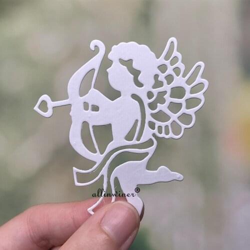 Cupid angel decoration DIY Craft Metal Cutting Die Scrapbook Embossed Paper Card Album Craft Template Stencil Dies