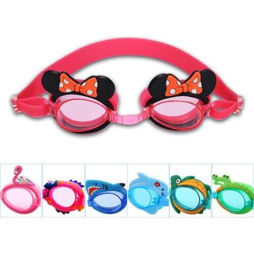 Colorful Adjustable Children Kids Waterproof Silicone Anti Fog UV Shield Swimming Glasses Goggles Eyewear Eyeglasses with Box