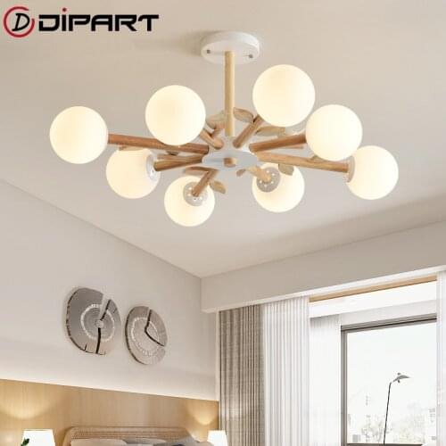 Modern Nordic Chandeliers For Living room Bedroom Kitchen Glass Led Chandelier Lighting Bird deco Lamp Modern lustres de plafond