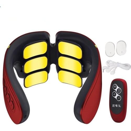 Neck Massager 6 Heads Health Care Massage Machines Cervical Spine Back Massager Electric Muscle Relax Machine Relief Pain Device