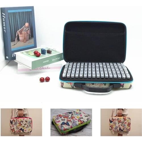 80pcs New Fashion 5D Diamond Painting Beads Drills Stones Storge Box Embroidery Tools Accessories Women Jewelry Handbag