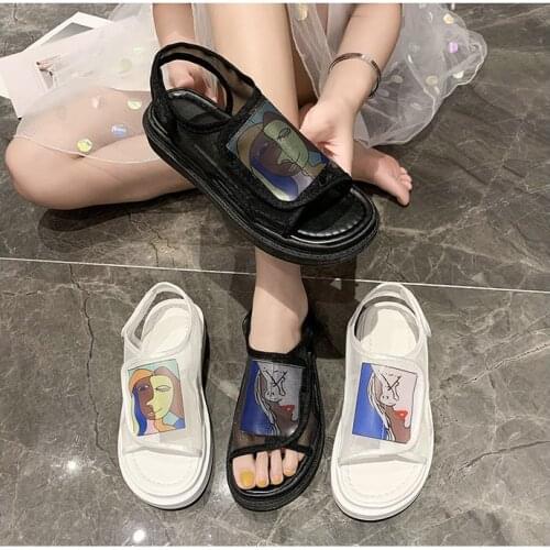 2020 New Women Sandals Soft Stitching Ladies Sandals Comfortable Flat Sandals Sneakers Toe Beach Shoes Woman Footwear slippers
