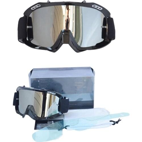 Motocross Helmets Goggles MX Dirt Bike Glasses ATV Off Road Outdoor Ski MTB Glasses Moto Helmet Goggles with Spare Lens EyewearR