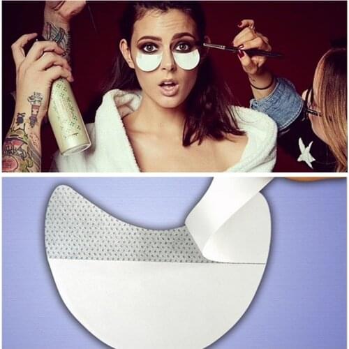 10/50/100pcs Eyelashes Extension Paper Patches Under Eye Pads Eyeshadow Stickers Non-woven Isolation Stickers Makeup Tool